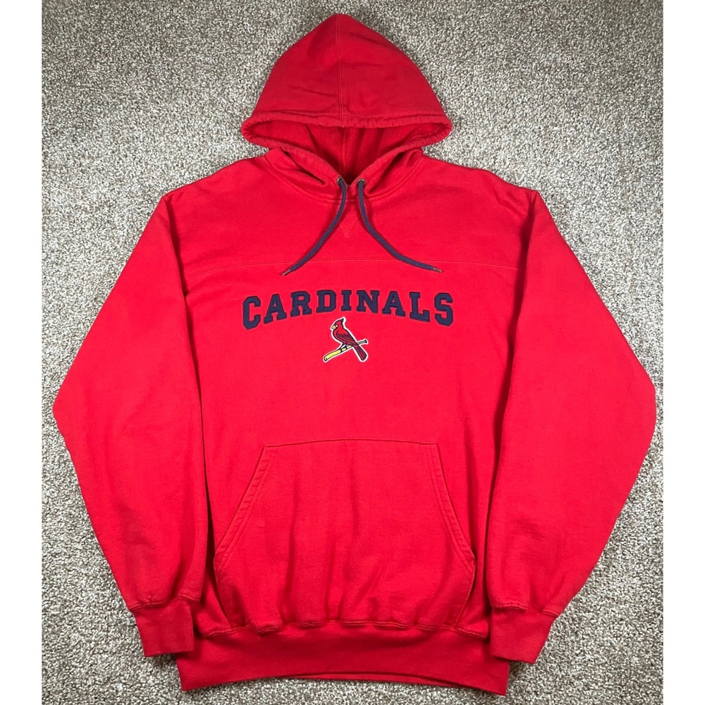 Lee Sport St. Louis Cardinals Red Hoodie MLB Embroidered Mens XLVintage Y2K